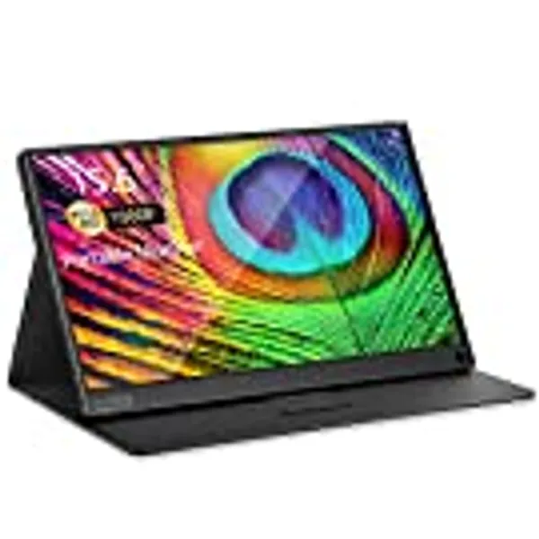 ZSCMALLS Portable Monitor 15.6 Inch Full HD Computer Display USB C Dual Monitor with Speaker, Gaming Monitor for PS3 PS4 Xbox Nintendo Raspberry pi