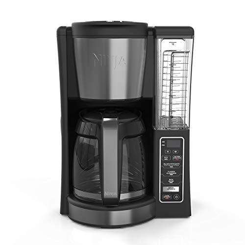 Ninja CE200C, 12-Cup Programmable Coffee Brewer, Black/Silver (Canadian Version) - Classic