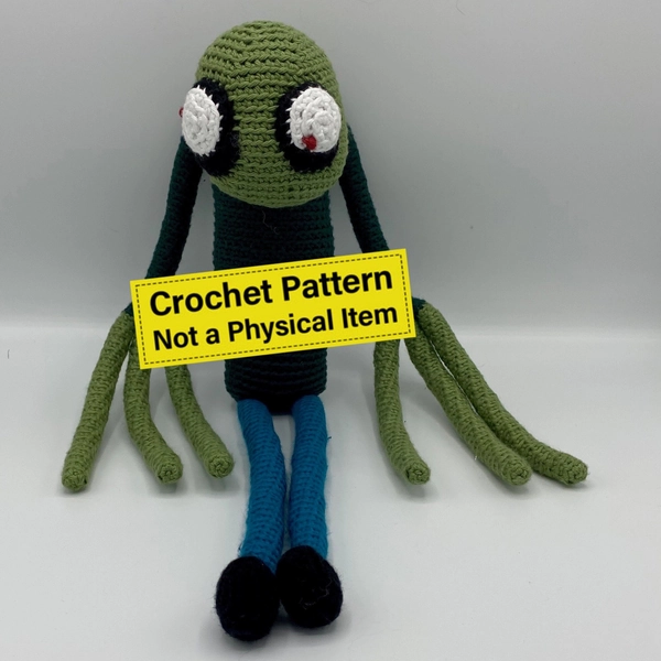 Salad Fingers (Crochet Pattern)
