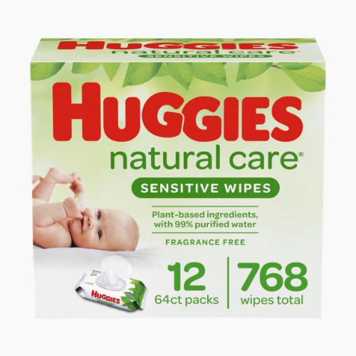 Huggies Natural Care Sensitive Wipes - 768 Count | Babylist Shop