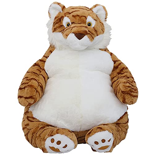 ronivia Tiger Weighted Stuffed Animals, 21.5" 5.2 lbs Weighted Tiger Plush Large Weighted Plush Animal Toy Pillow Gifts for Boys and Girls - 21.5 inch - Orange Tiger