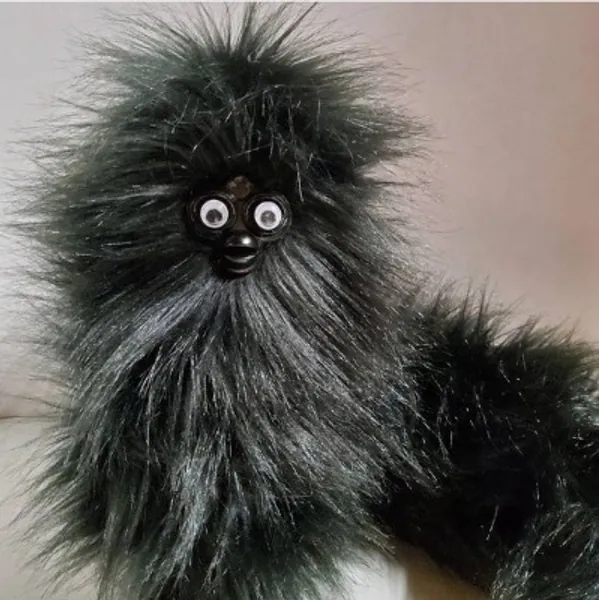 23 Long Furby Mini Ghost in Black | Etsy