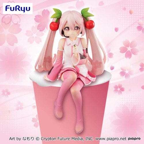Piapro Characters - Hatsune Miku - Noodle Stopper Figure - Sakura, 2022 (FuRyu) - Pre Owned