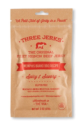 Three Jerks Memphis BBQ Filet Mignon Jerky 
