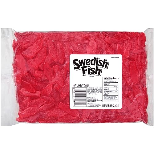SWEDISH FISH Soft & Chewy Candy, 5 lb Bag - Original