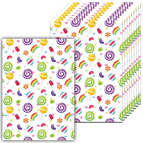 DPXWCCH 50 Pieces Sweet Candies Diamond Painting Decorative Release Paper Replacement Cover Sheets 5D Diamond Art Painting Tool Accessories (10cmx14cm) - 10cmx14cm