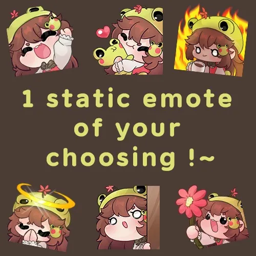 static emote commission ♡ 