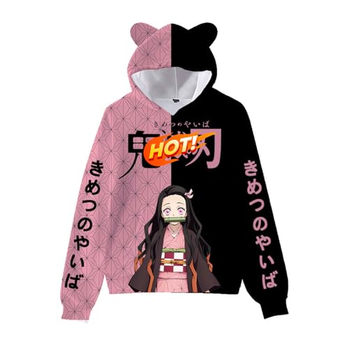 FOCCAR Anime Hoodie 3D Printed Hoodies Pullover Sweatshirt Casual Hooded for Adults - Medium - Color1