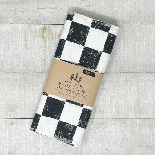 Reusable Paper Towels - Checkered