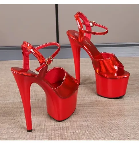 pleacers zapatos pole exotic rojos