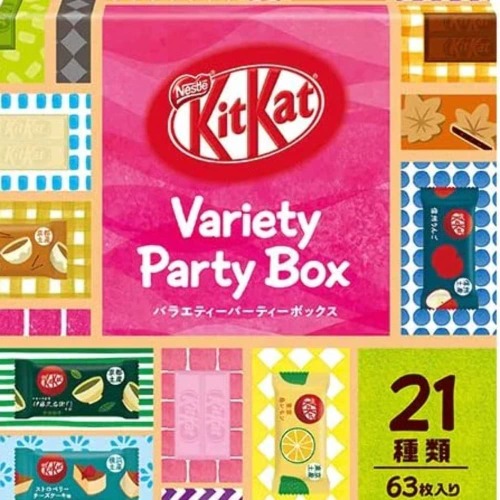 ネスレ日本 キットカットミニ バラエティーパーティーボックス 727.5g (21種X各3枚)