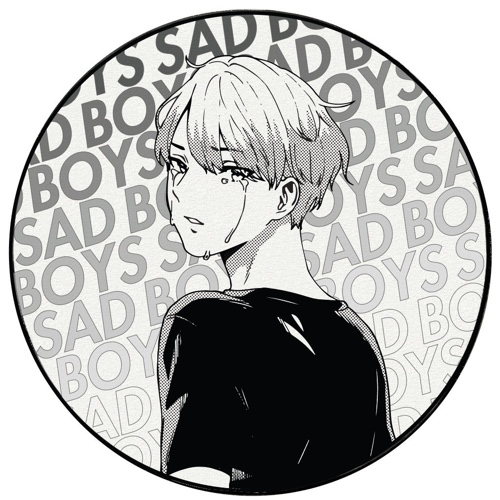 “sad boys” rug