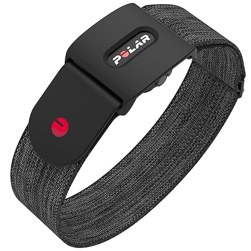 Polar Verity Sense - Armband mit optischem Pulssensor - ANT+ Dual Bluetooth - Pulssensor für den Sport mit nur Einer Taste - Kompatibel mit Peloton, Endomondo, Zwift und Anderen Exklusiv bei Amazon - Verity Sense - M-XXL - Grau