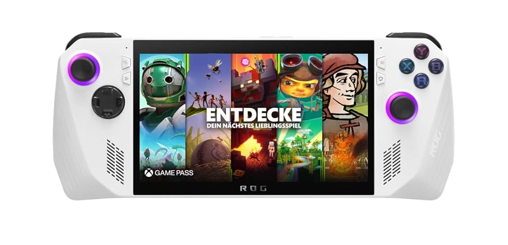 ASUS ROG Ally Konsole | 7 Zoll FHD+ 120Hz IPS Display | AMD Ryzen Z1 Extreme | 16 GB RAM | 512GB SSD | AMD Radeon Navi3 | Windows 11 | White - Ryzen Z1 Extreme