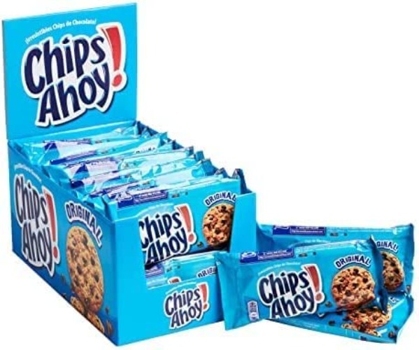 Chips Ahoy! Original Galletas Cookies Americanas con Pepitas de Chocolate - Pack 20 Bolsitas Individuales x 40g - Chocolate - 40 g (Paquete de 20)
