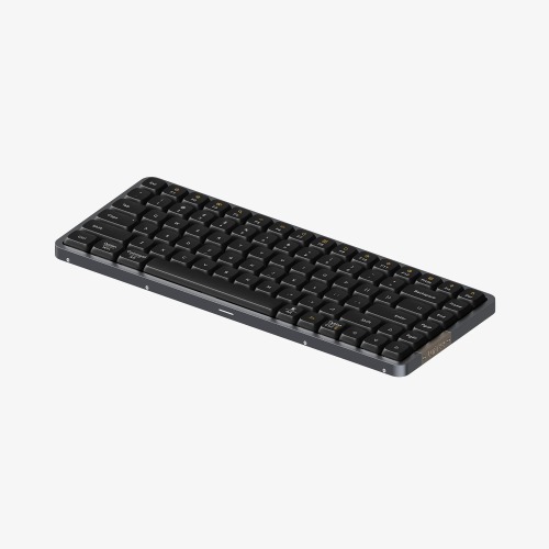 Flow84 Low-profile Mechanical Keyboard | Black with Phantom Switches