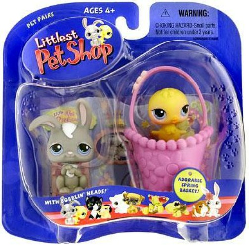 Littlest Pet Shop Pet Pairs Bunny Chick Figure 2-Pack [Spring Basket]