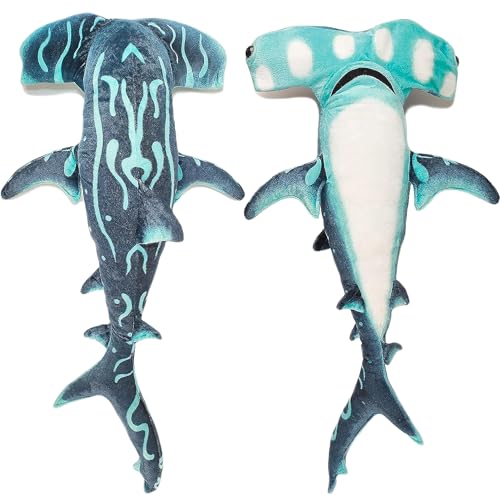 Beeyybuy 40 inch Hammerhead Shark Stuffed Animal Shark plush giant stuffed animal Shark Plush Toy hammerhead shark plush large - Hammerhead Shark