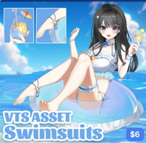 Vtuber Swimsuit Asset by kyoki studio