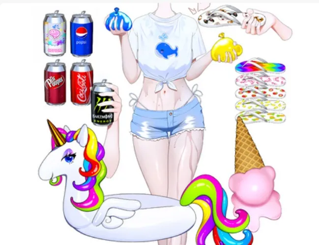 2025 Summer Vtuber assets by Misu Murasaki
