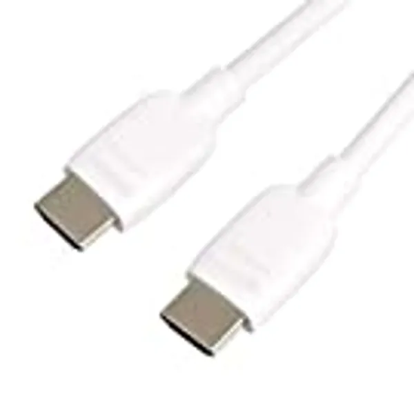 Amazon Basics High-Speed HDMI Cable (48Gbps, 8K/60Hz ) - 3 Feet, White