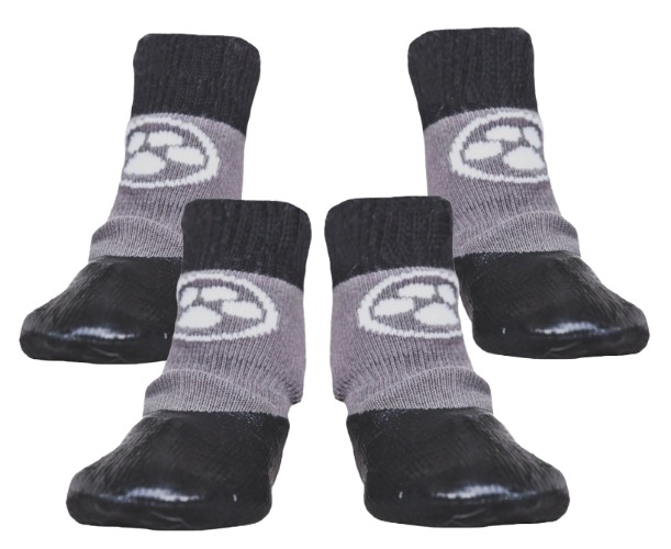 Grippers Non Slip Dog Socks - M 30-40 lbs (Fits Paws: 2 3/4" L x 2 1/4" W)