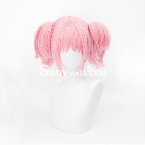 Puella Magi Madoka Magica Madoka Kaname Pink Twintails Short Cosplay Wig