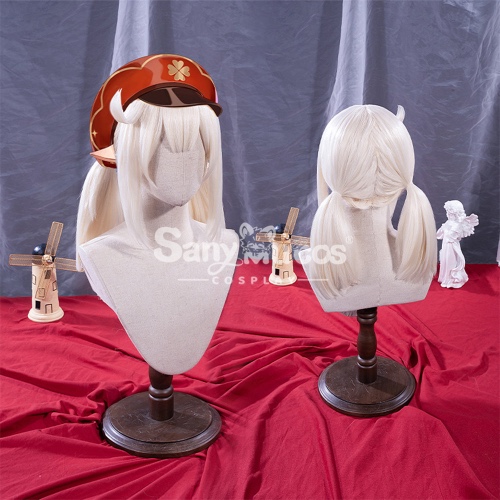 Game Genshin Impact Klee Blond  Medium Twintails Cosplay Wig
