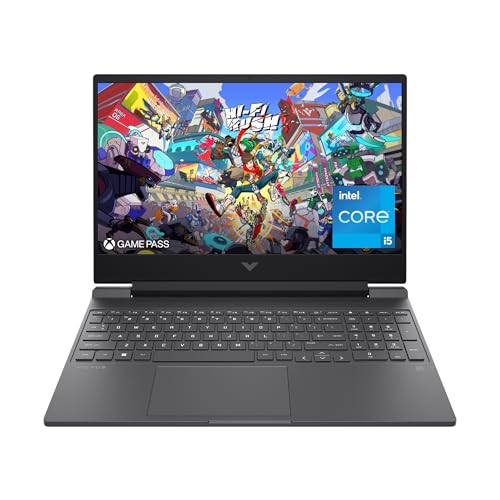 HP Victus 15.6 inch Laptop, FHD 144Hz Display, Intel Core i5-12500H, 16 GB RAM, 512 GB SSD, NVIDIA GeForce RTX 4050 GPU (6 GB Dedicated), Windows 11 Home, 15-fa1040nr (2023)