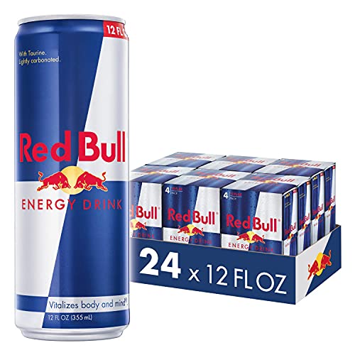 Red Bull Energy Drink, 12 Fl Oz, 24 Cans (6 Packs of 4) - Red Bull - 12 oz., 24pk, (4x6)