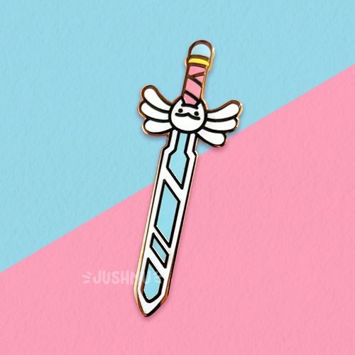 Itty Bitty Sword Enamel Pin - A Grade
