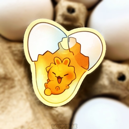 “Cracked Egg” Vinyl Sticker