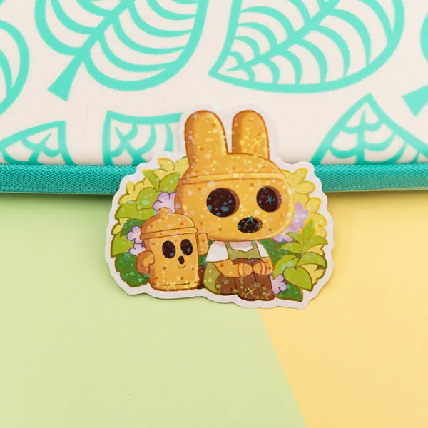 Coco Die Cut Holographic Stars Vinyl Sticker