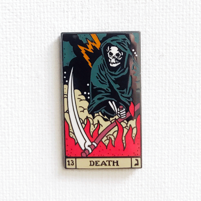 Death Tarot Card Pin (Second Variant) | Default Title