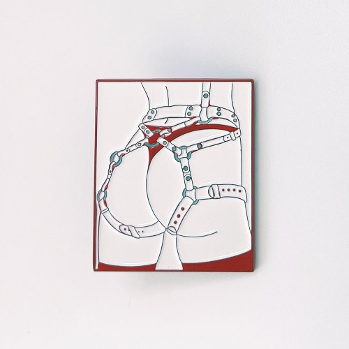 Booty Pin (Red Bondage Variant) | Default Title