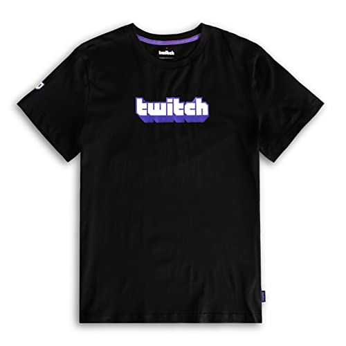 Twitch Core Logo Tee - Large - Twitch Logo Black