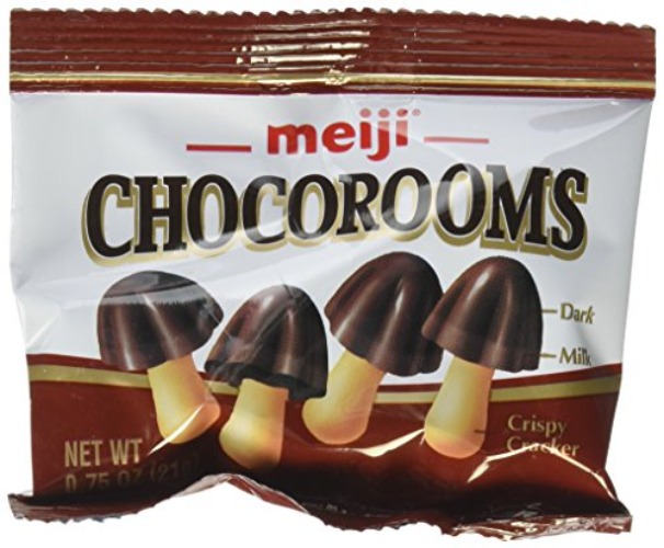 Meiji Chocorooms 24 individual 21g bags - Chocolate - 0.74 Ounce (Pack of 1)