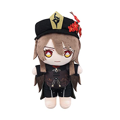 LINKOM Anime Hu Tao Plush Toy Doll Plushie Stuffed Figure for Kids Girls Anime Fans (22cm/8.66inch, Hu Tao) - 22cm/8.66inch - Hu Tao