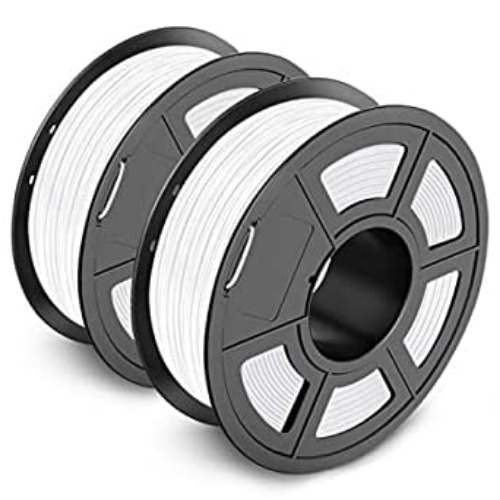 PLA 3D Printer Filament, 2 Pack, White