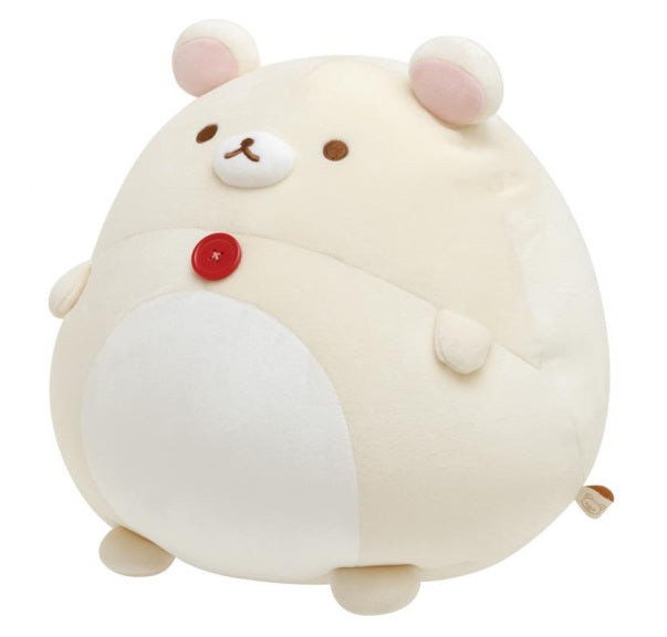 San-X Large Round Belly Plush - Rilakkuma - Korilakkuma | 
