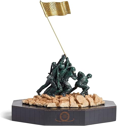 Military Gift Shop Large Marine Corps Iwo Jima Statue - Detailed, USMC WW2 War Memorial - Marine Corps Gifts or Office Décor | Disabled USMC Vet Owned Small Business