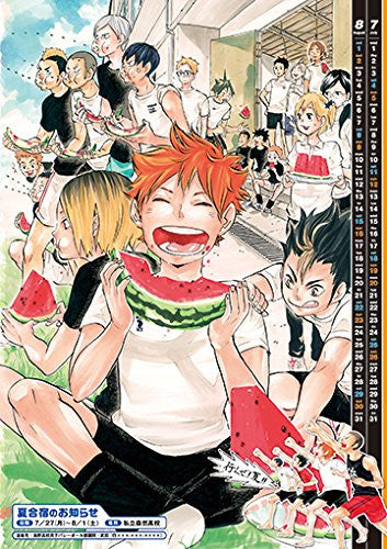 Haikyuu!! - Comic Calendar - Wall Calendar - 2015 (Shueisha)[Magazine] - Pre Owned
