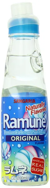 Sangaria Ramune Original, 6.76 Fluid Ounce (Pack of 6) - Original 6.76 Fl Oz (Pack of 6)