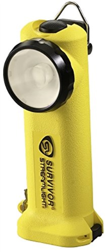Streamlight 90541 Survivor LED Right Angle Flashlight, 6-3/4-Inch, Yellow - 175 Lumens - Yellow Alkaline Model Flashlight