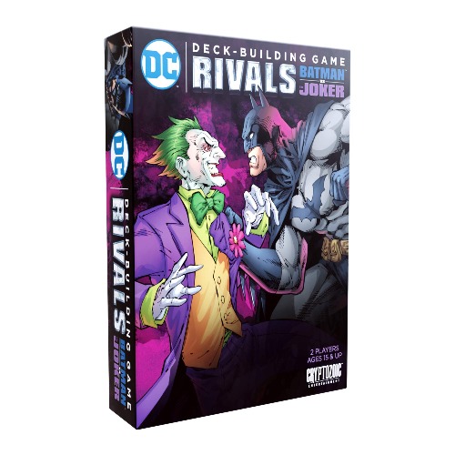 DC Deck-Building Game: Rivals — Batman vs. The Joker - Exciting 1v1 Format - Six Oversized Cards for Batman and The Joker - Standalone, Compatible with Full DC Deck-Building Game Series