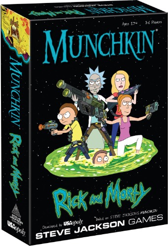 MUNCHKIN: Rick And Morty Card Game | Rick and Morty Adult Swim Munchkin Board Game | Officially Licensed Rick and Morty Merchandise | Munchkin Game from Steve Jackson Games - Munchkin: Rick and Morty