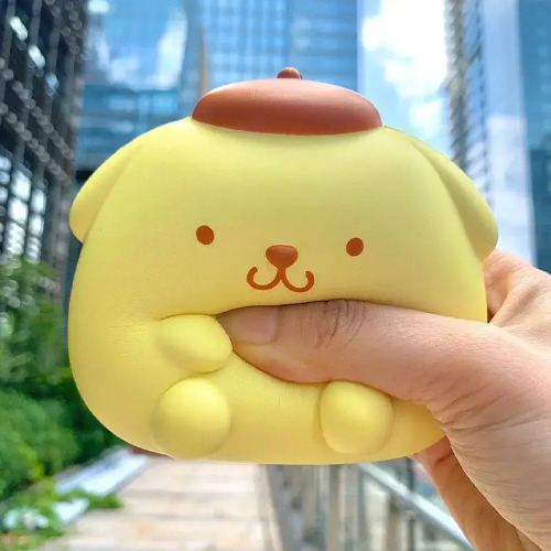 Cinnamoroll Kuromi Squishy Toy for Stress Relief and Fun - Pom Pom Purin