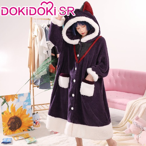 DokiDoki-SR Game Genshin Impact Scaramouche Dojin Winter Sleepwear Pajamas