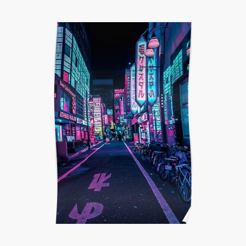 Tokyo - A Neon Wonderland  Poster by HimanshiShah