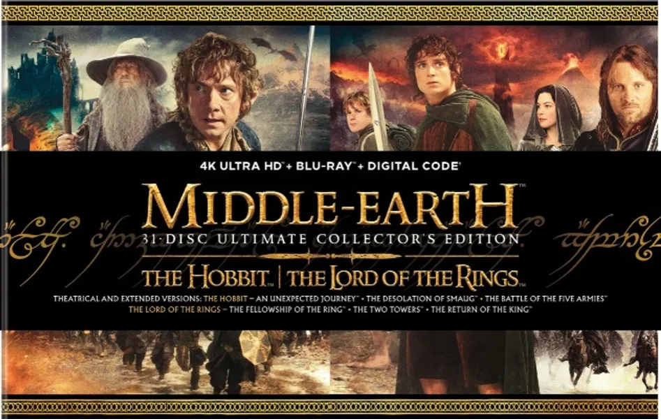 Middle Earth 6-Film Ultimate Collector's Edition (4K Ultra HD + Blu-ray + Digital) [4K UHD]